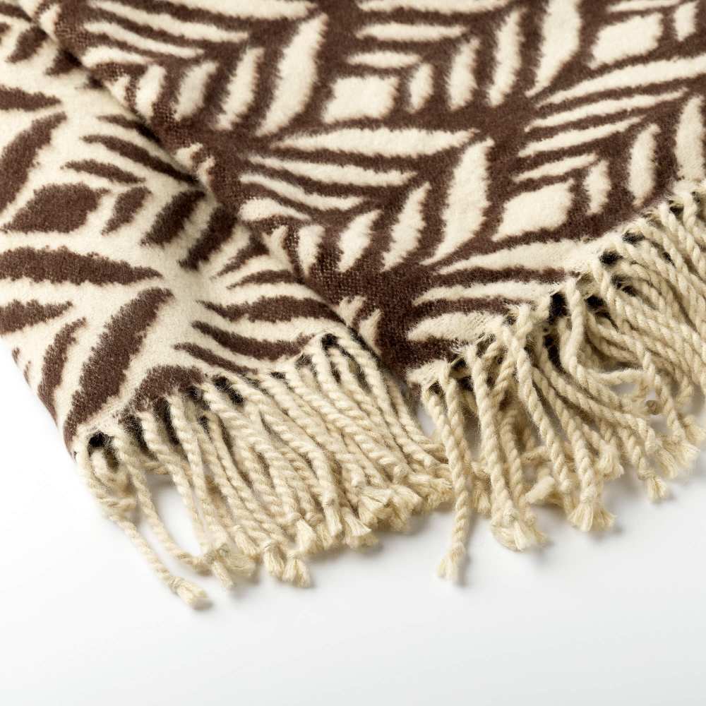 Hoii Plaid 'Alexandra' 150 x 200 cm Chocolate Martini - Braun